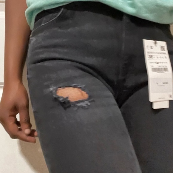 Zara slim ankle ripped jean - Picture 5 of 10
